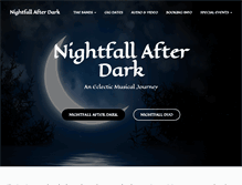 Tablet Screenshot of nightfallafterdark.com